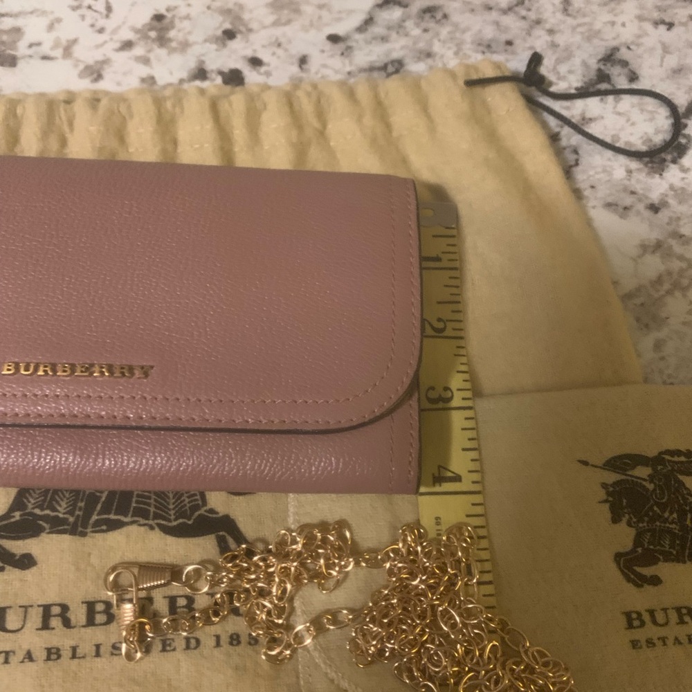 Authentic Burberry Dusty Rose Kenton Wallet Set - Picture 12 of 16